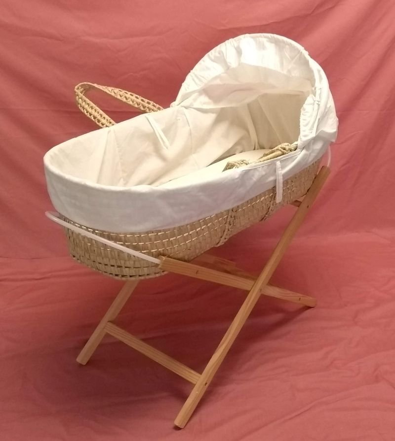 Moses Basket with liner, mattress and stand – Agape Wellbeing